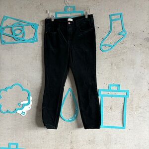 NWOT Pilcro & The Letterpress Anthropologie High Rise Velvet Skinny Pants